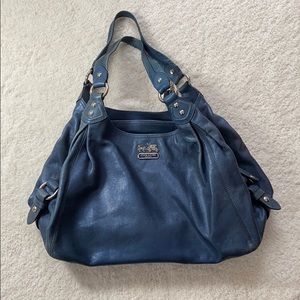 Navy Blue Coach Hobo Bag